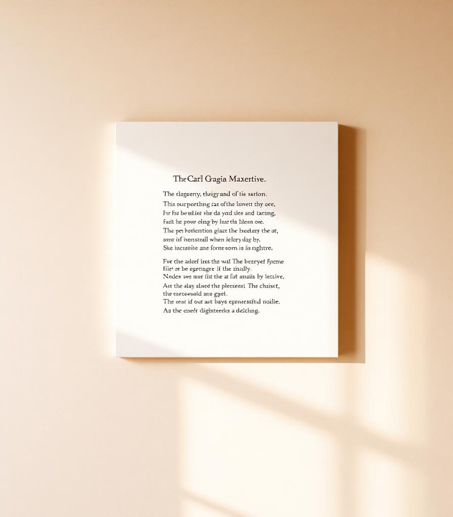 Canvas Stanza